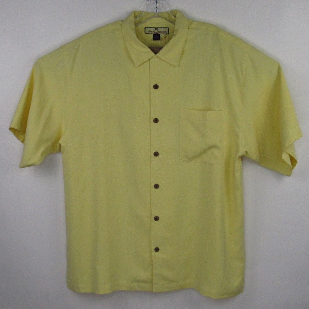 Tommy Bahama Silk Embroidered Camp Shirt Challenge - Picture 3 of 8